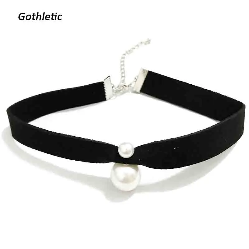 Gothletic 2019 Fashion Trio PU Chokers &amp Front Back Earrings Pack Handmade Jewelry Sets | Украшения и аксессуары
