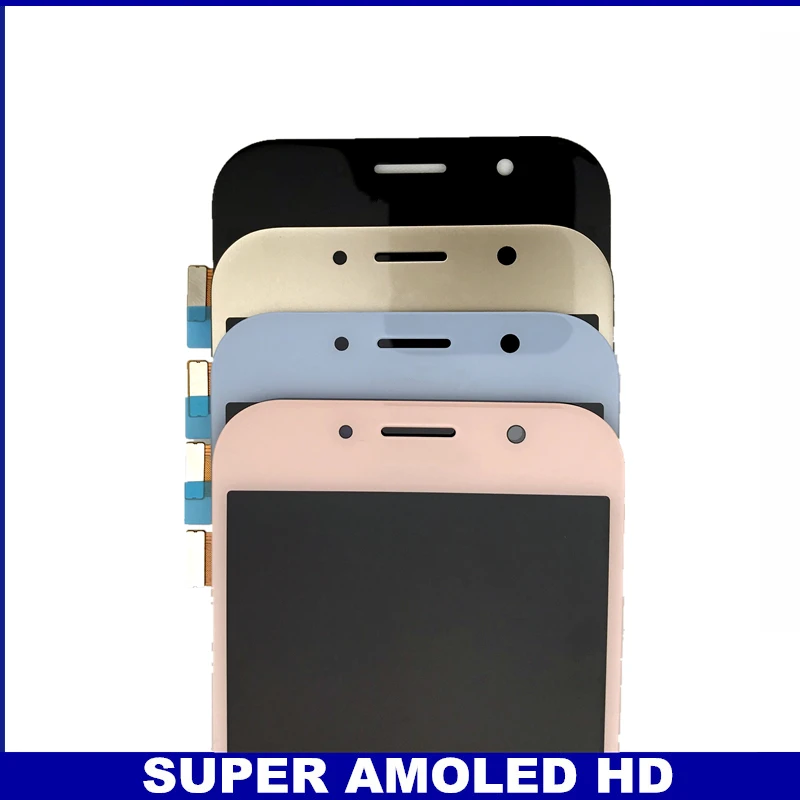 Супер AMOLED ЖК-экран для Samsung Galaxy A7 2017 A720 A720F A720M A720Y дисплей кодирующий
