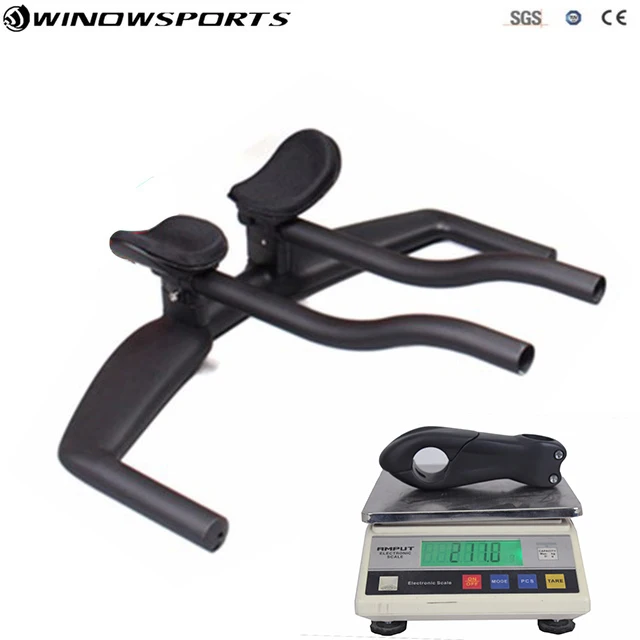 handlebar and stem Aero Time Trail велосипед TT карбоновый шоссейный велосипед, Триатлон, карбоновая рама, полный карбоновый дорожный велосипед - Цвет: handlebar and stem
