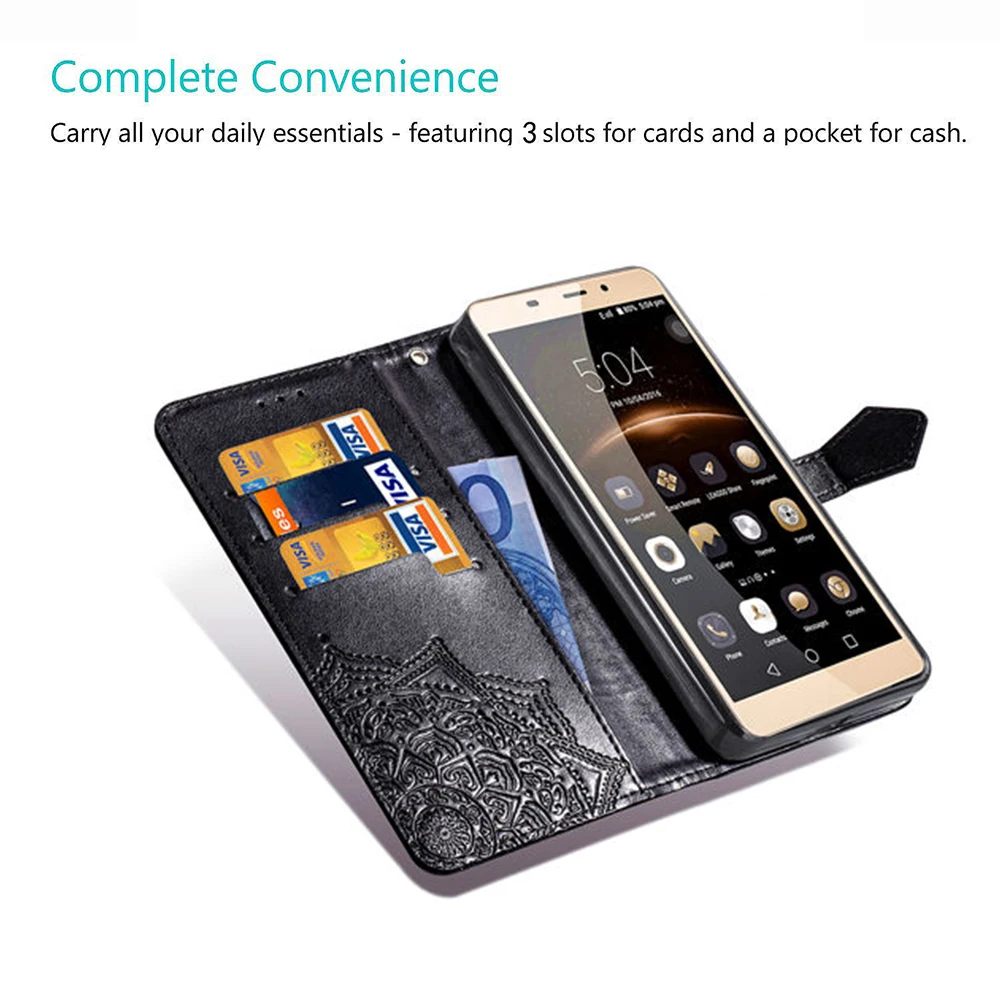 PU Leather Phone Case For Leagoo M8 Luxury Wallet Back Cover Coque Kiicaa Prower Flip Protective Skin | Мобильные телефоны и