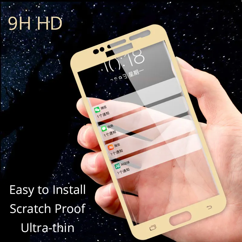 YOUVEI полное покрытие закаленное Стекло для samsung Galaxy J4 5,5 дюймовый защитный экран Стекло Защитная пленка для samsung J4