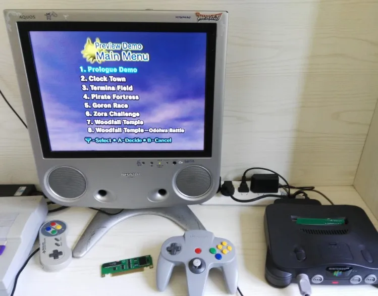 Игра 64 битная ** демонстрация маски маджора! (Американская версия!)|demo| |