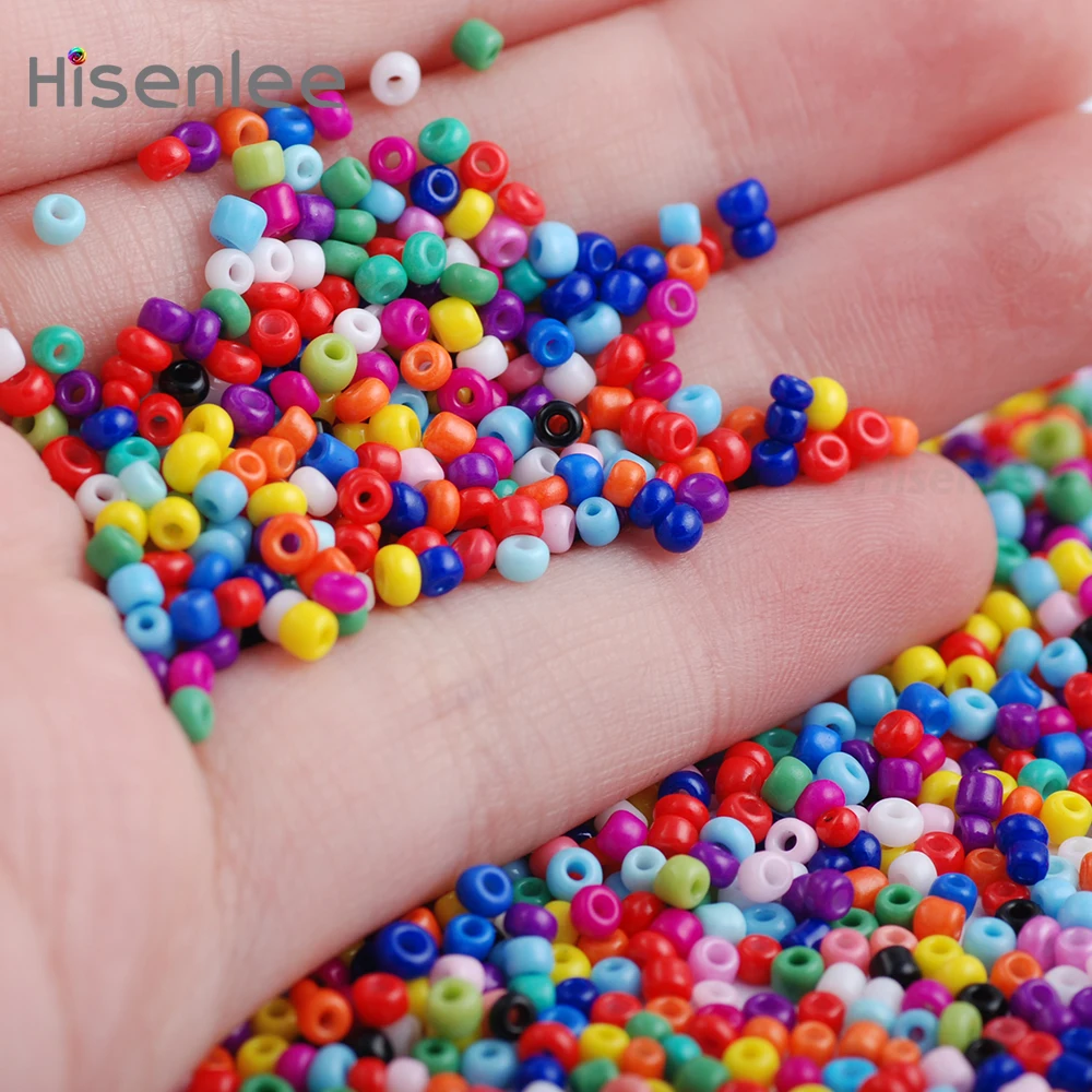 Hisenlee (1500 шт. = 1 партия!) свободные 3 мм Разноцветные чешские Мини стеклянные