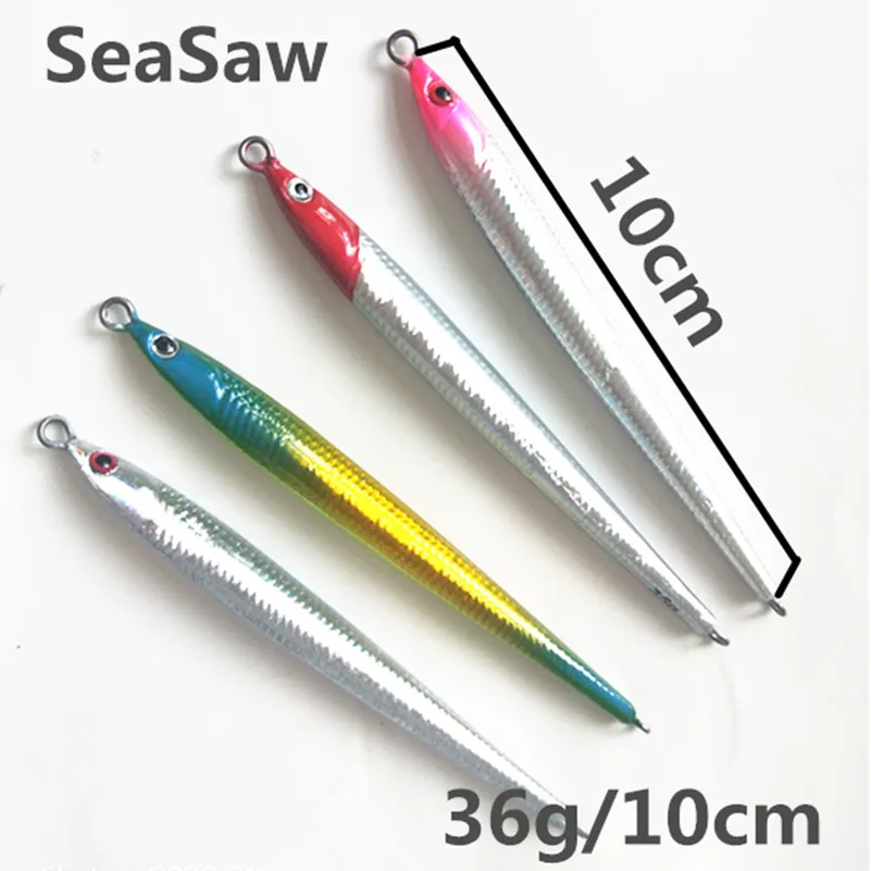 own factory jig fishing lure lead fish long 36g fast deep down | Спорт и развлечения