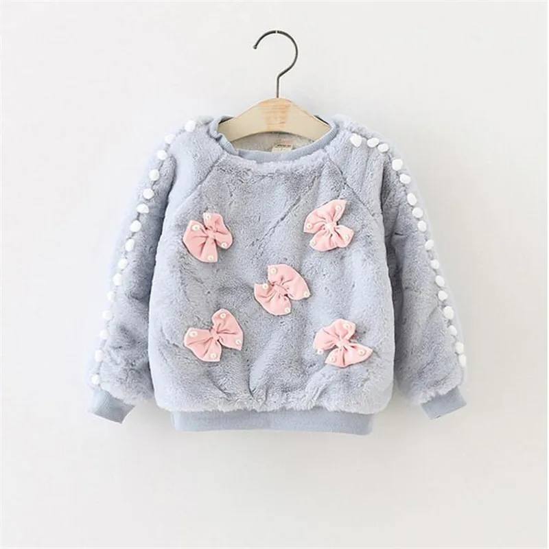 Детский Теплый пуловер BibiCola толстый свитшот для новорожденных верхняя одежда