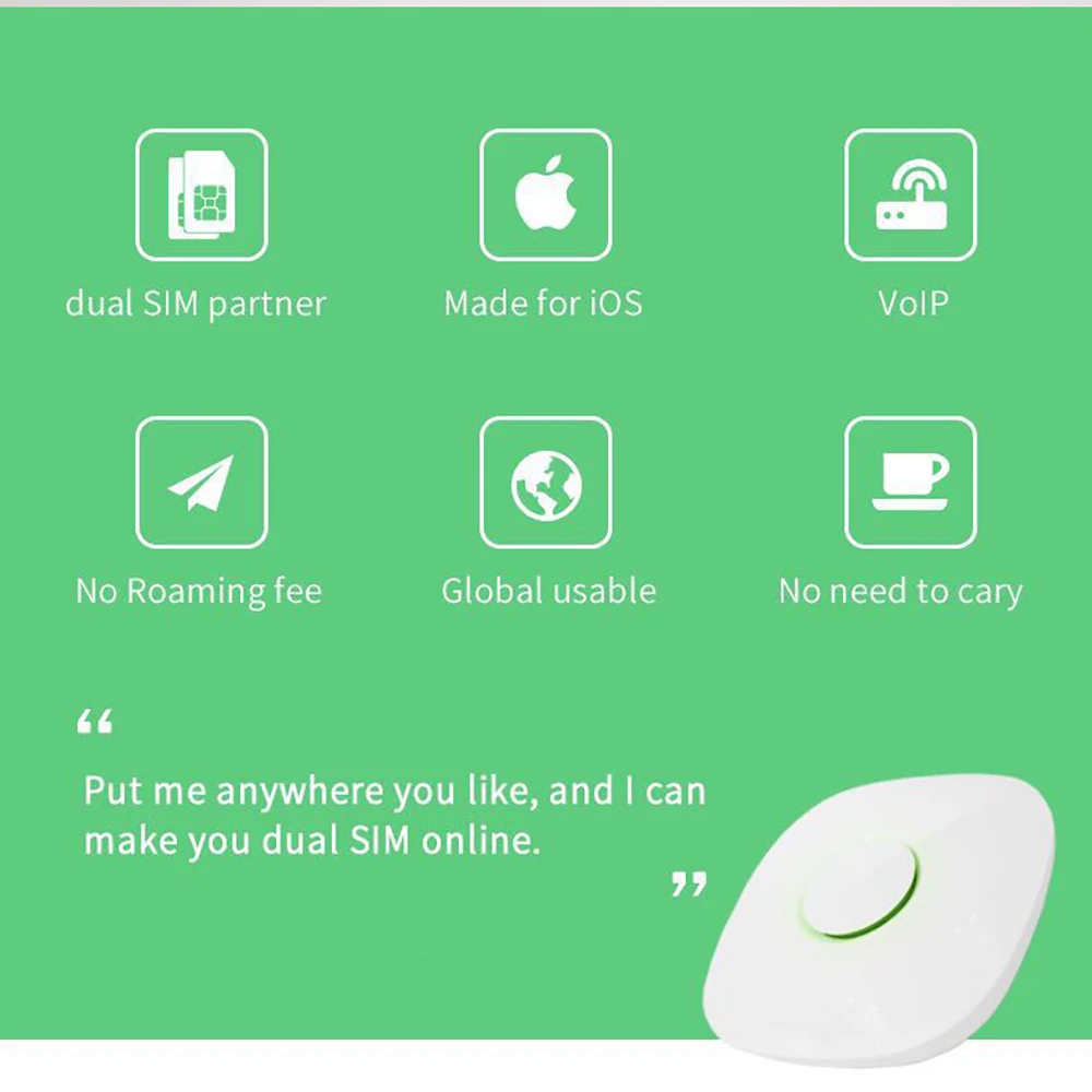 2018 две sim карты двойной режим ожидания 2 активировать онлайн Goodtalk SIM @ Home для i Phone