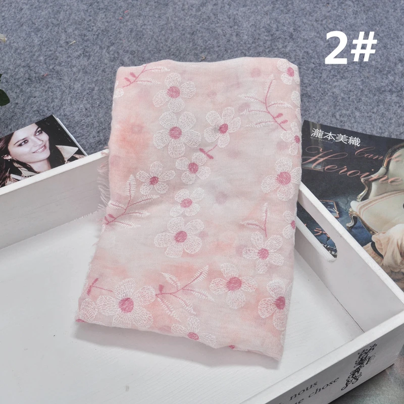 Новый на осень-зиму хлопок ромашка свежий женщина шарф национальной