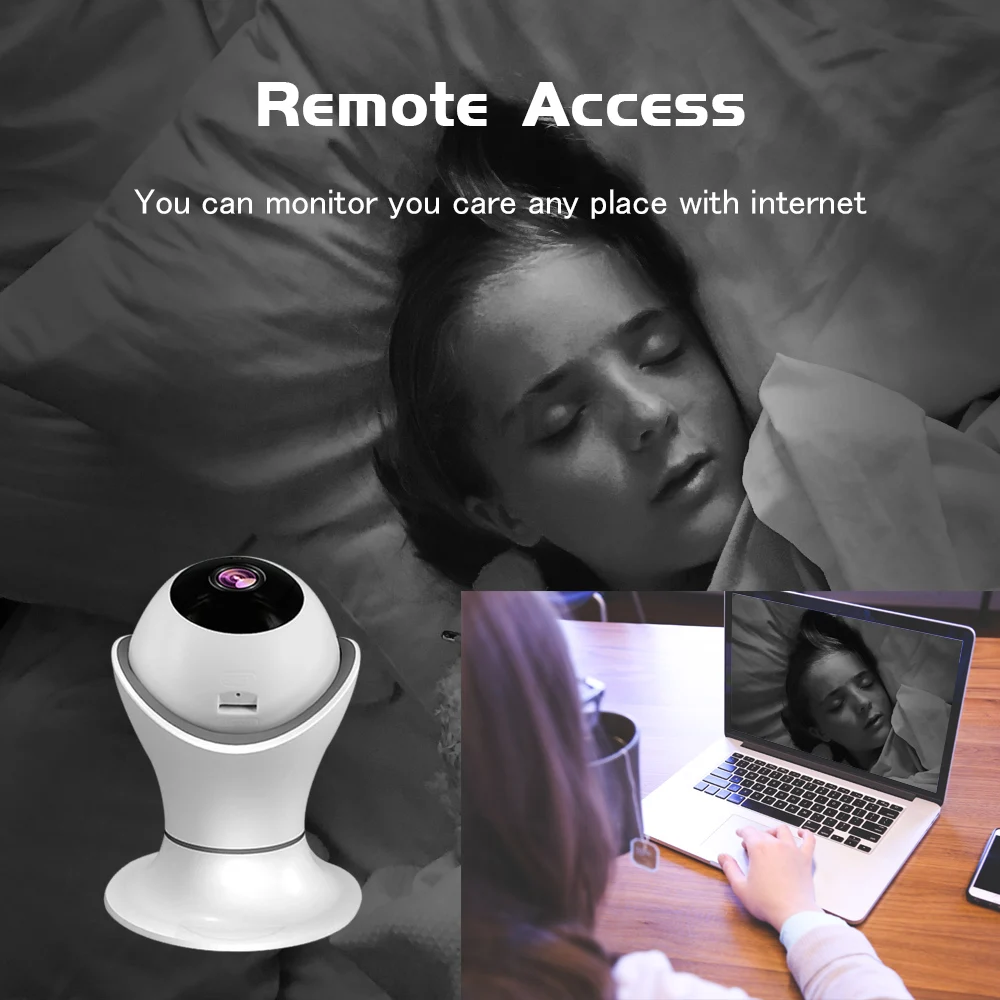 Радионяня Беспроводная 1080P IP камера Wifi ночное видение домашняя безопасности HD