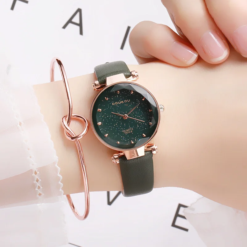 Женские наручные часы DOUKOU новые брендовые в стиле девушки Мори женские квартир