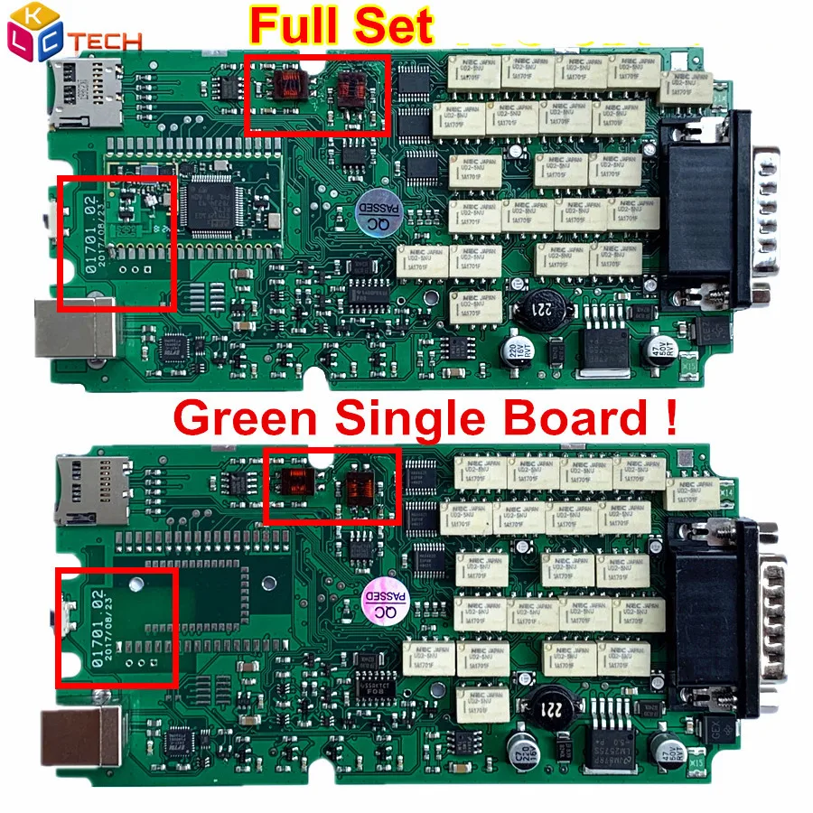 Красный 701 2016R1,00/2015R3 Keygen Одиночный Зеленый PCB TCS PRO OBDIICAT OBDII интерфейс автомобиля/грузовика диагностический инструмент Авто сканер