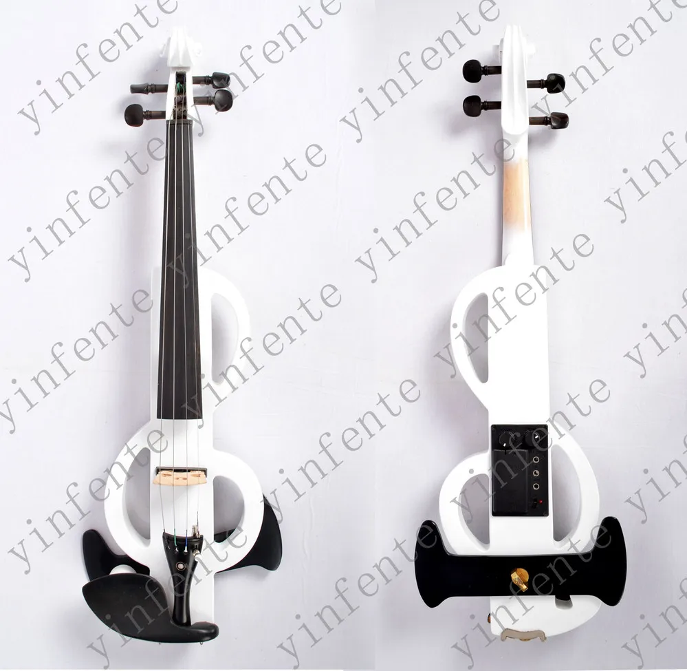 

One 4/4 Electric Violin New Shape Many Colors Solid wood Black yellow white ect...