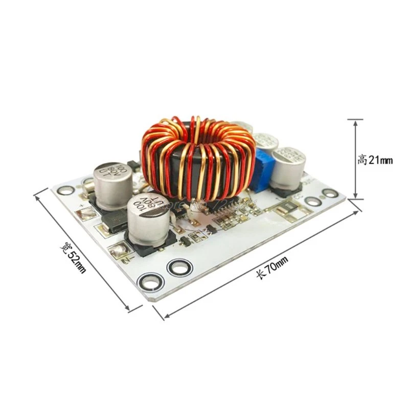 180 Вт DC Регулируемый повышающий преобразователь с радиатором и вентилятором CC/CV