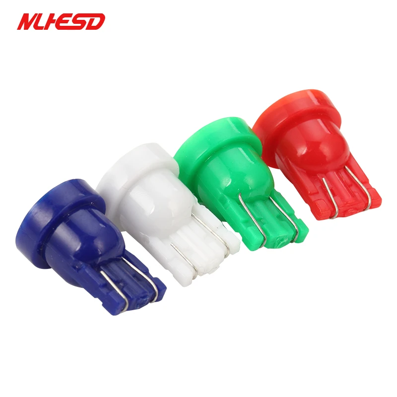 500X T10 3 SMD 7014 светодиодный 3SMD 7020 Вт белый синий красный зеленый желтый W5W