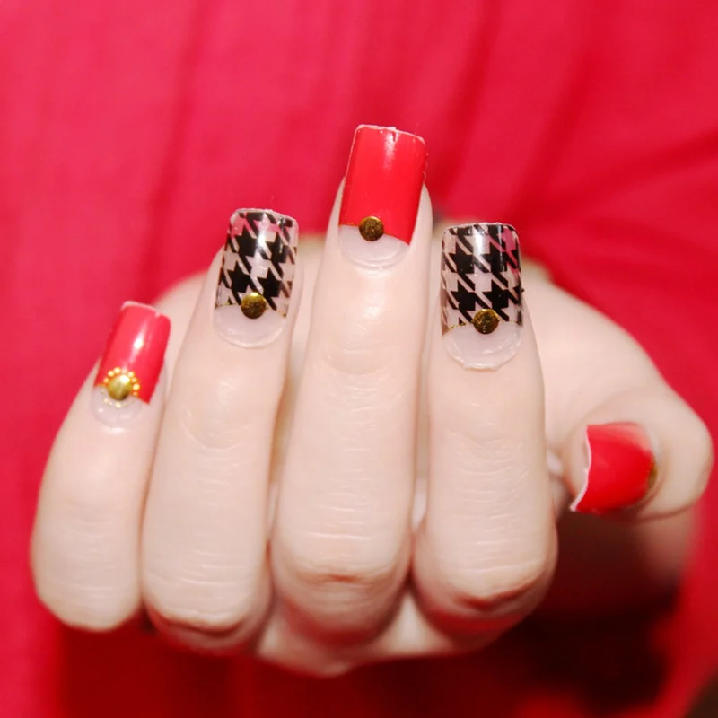 Золотистые/Серебристые круглые в полоску металлические наклейки 3 мм для дизайна