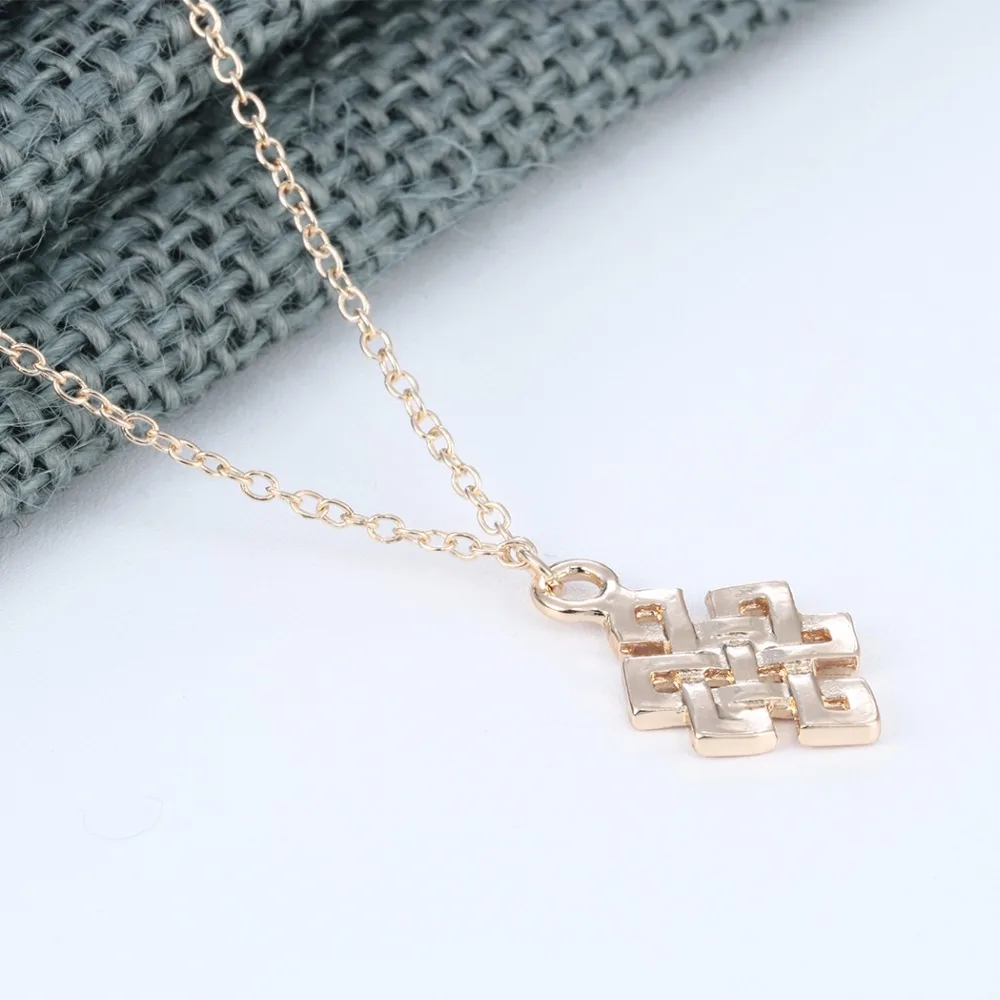 Подвеска с узлом 10 шт.|collier infinity|pendant necklacechain choker |