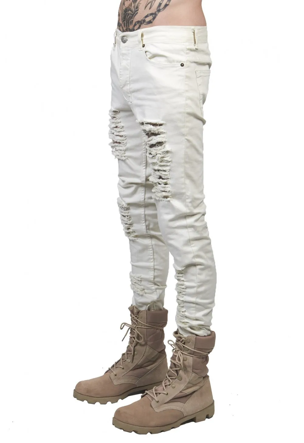 2017 новое поступление бренд CosMaMa модный мужской тонкий комбинезон джинсовый панк