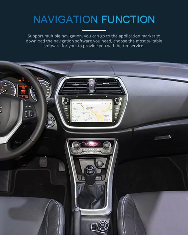 JDASTON 2DIN Android 9,0 автомобильный dvd-плеер для Suzuki SX4 S-Cross 2013 Мультимедиа gps Радио стерео 4G+ 64G Восьмиядерный