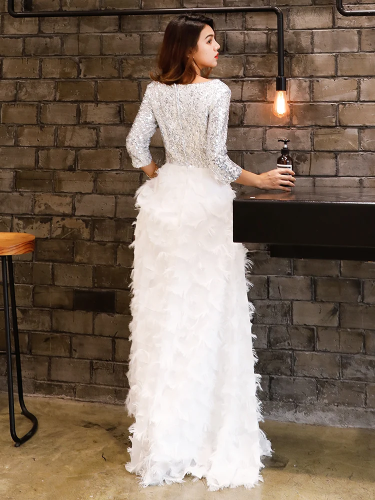 На каждый день wei Инь (железная Гуаньинь) Robe De Soiree 2021 Новое Элегантное платье