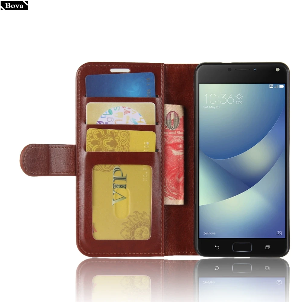 Чехол с отделением для карт ASUS Zenfone 4 Max ZC520KL/Zenfone Pro ZC554KL защитный чехол из