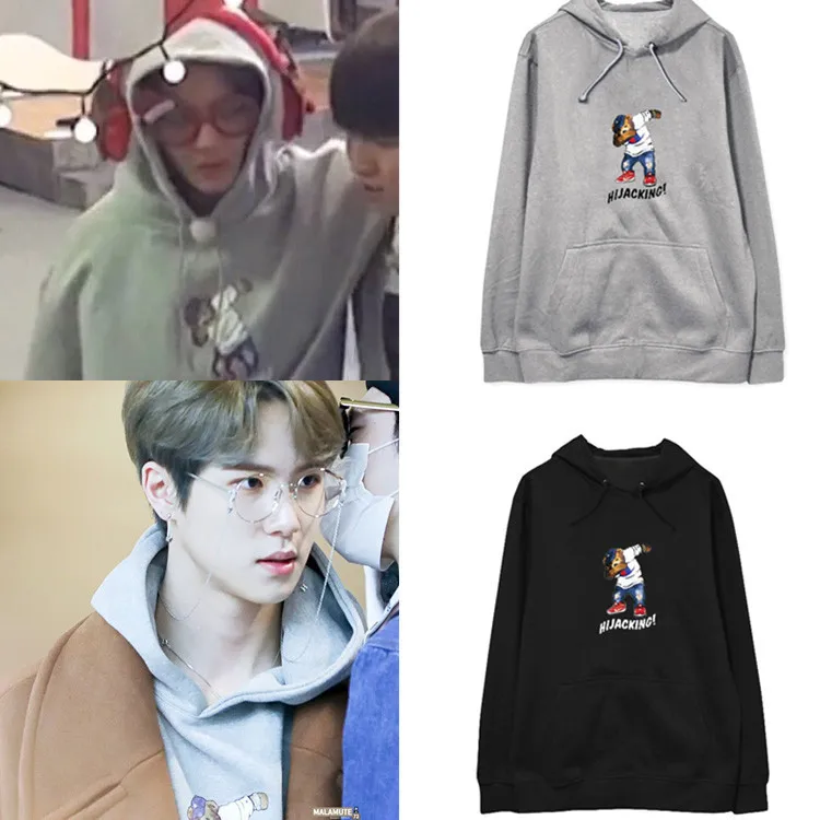 WANNA ONE Pei Zhenying JBJ Golden East Han куртки с капюшоном в одинаковом стиле для мужчин и женщин