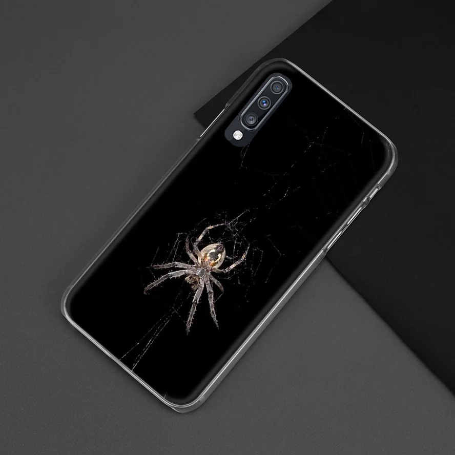 Ядовитый паук чехол для samsung Galaxy A50 A70 A80 A20e A60 A40 A30 A20 A10 A8 A6 плюс A9 A7 жесткий чехол для телефона из поликарбоната с Coque