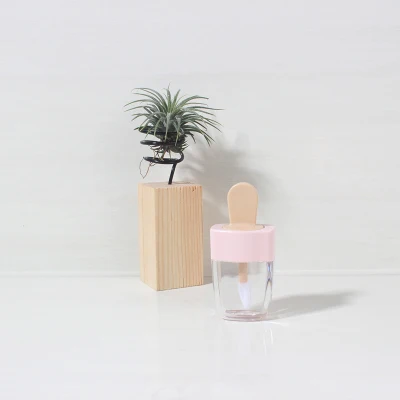 light pink 10 Вт, 30 Вт, 50 шт. пустой DIY флакончики для туши и губной помады розовые, зеленые, черные, синие, сладкое мороженое Форма милый блеск для губ, помада, без пятки для девочек - Цвет: light pink