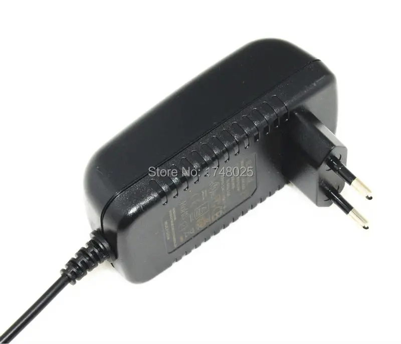 

Free shipping 25w 24v led driver 220v EU European 2-Prong AC wall Plug dc 5521 barrel plug