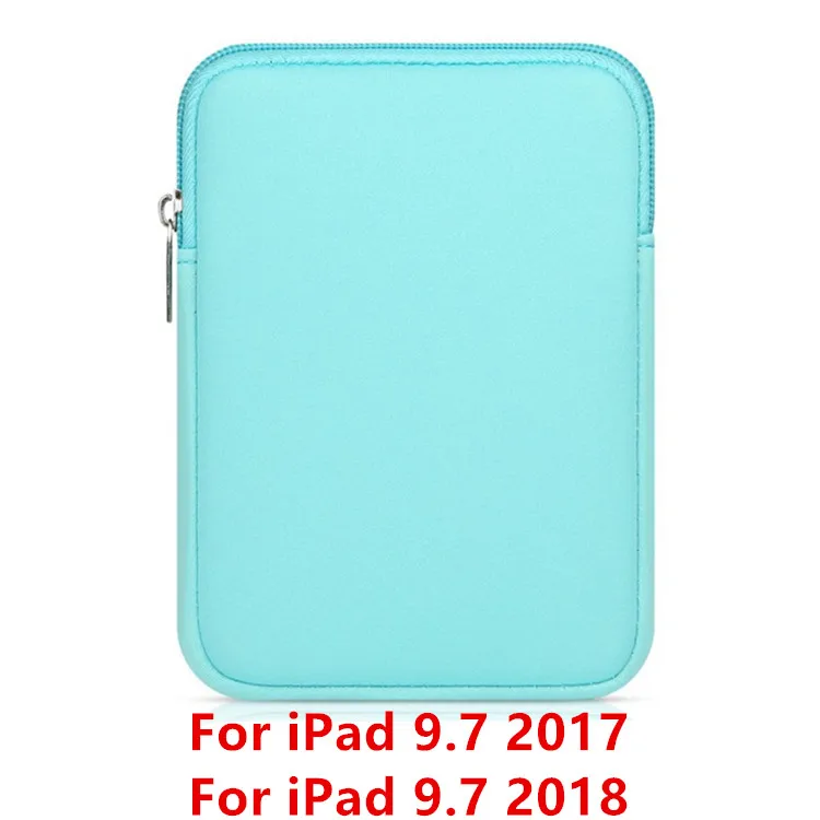 Green 9.7 Чехол-вкладыш для планшета, сумка для нового iPad 9,7 дюймов, мягкий чехол для планшета, чехол для iPad Air 2/1 Pro 9,7, сумка Funda для iPad Mini - Цвет: Green 9.7