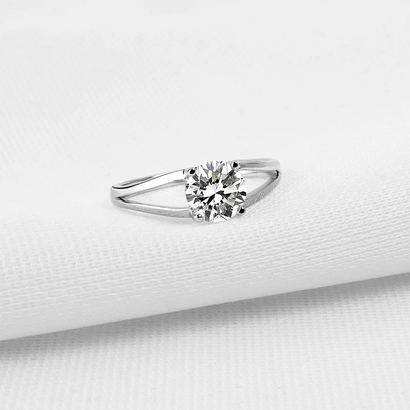 Брендовый ювелирный набор с когтями для помолвки 1ct SONA NSCD из стерлингового
