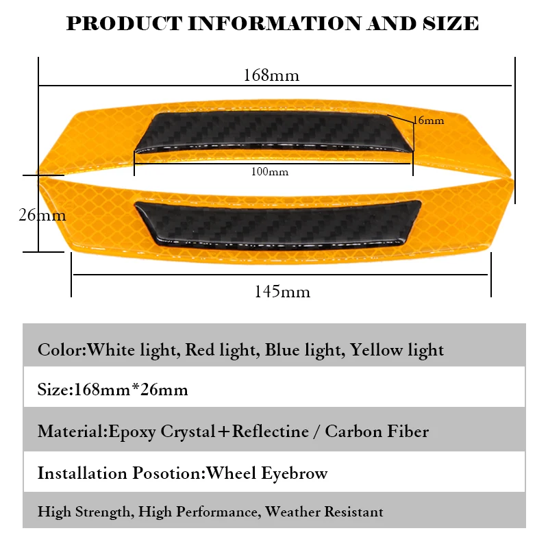 KOSOO Авто автомобильная Светоотражающая полоса наклейки безопасность