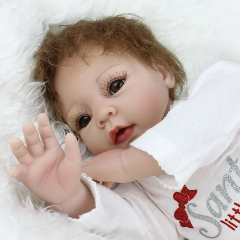 Ручной Reborn Куклы 55 см реалистичные Мягкий силиконовый винил Bebe Brinquedos Для