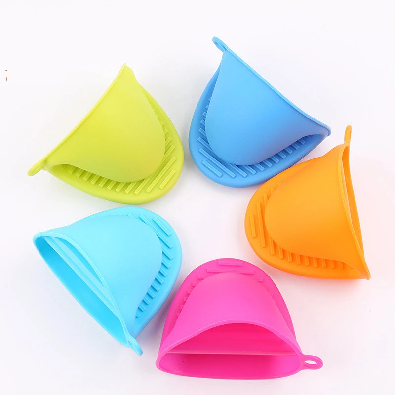 

1Pc Silicone Gloves Heat Resistant Gloves Clips Insulation Anti-slip Pot Holder Clips Cooking Baking Oven Mitts Kitchen Gloves