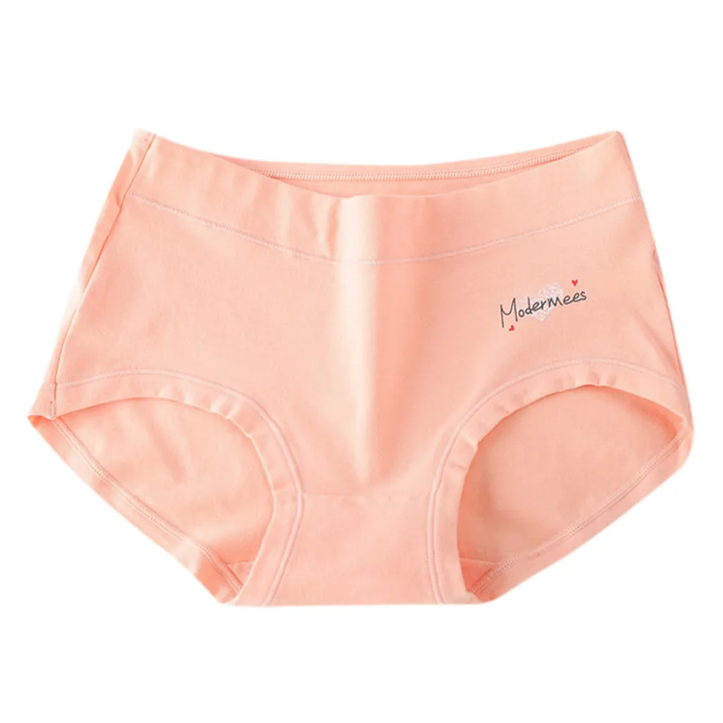 Women underpants fancy Fashion Cotton Soft Sexy Brief Lingerie Thread Soild Underwear ladies mid-waist seamless majtki Panties |