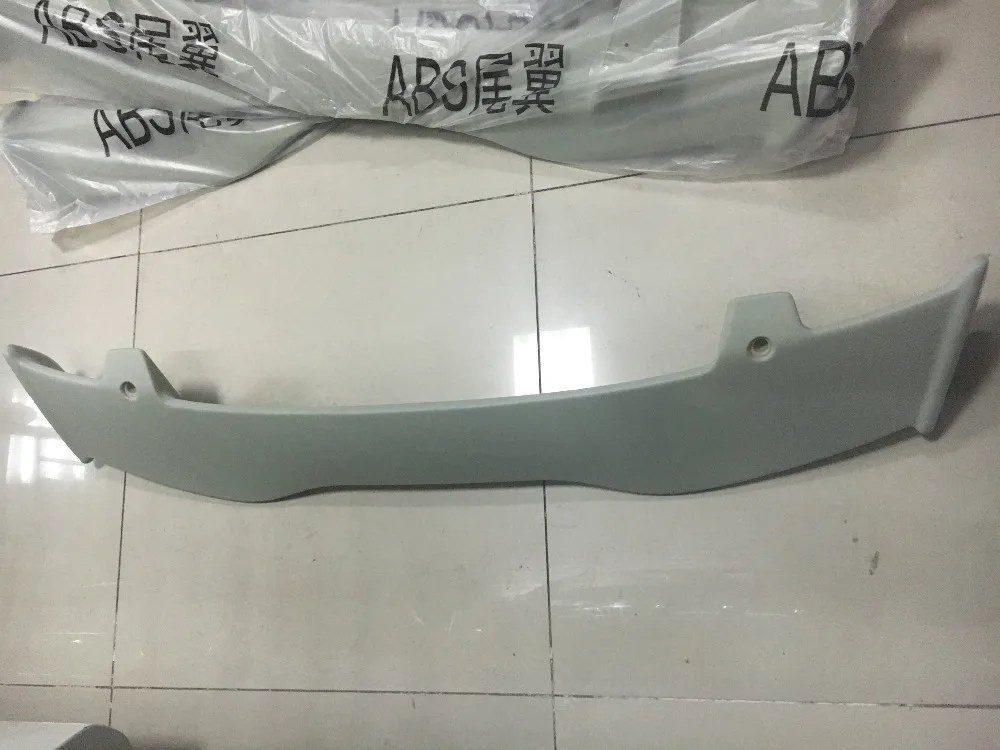 Горячая Распродажа ABS грунтовка Неокрашенный задний спойлер на крышу для FIT 2014 -