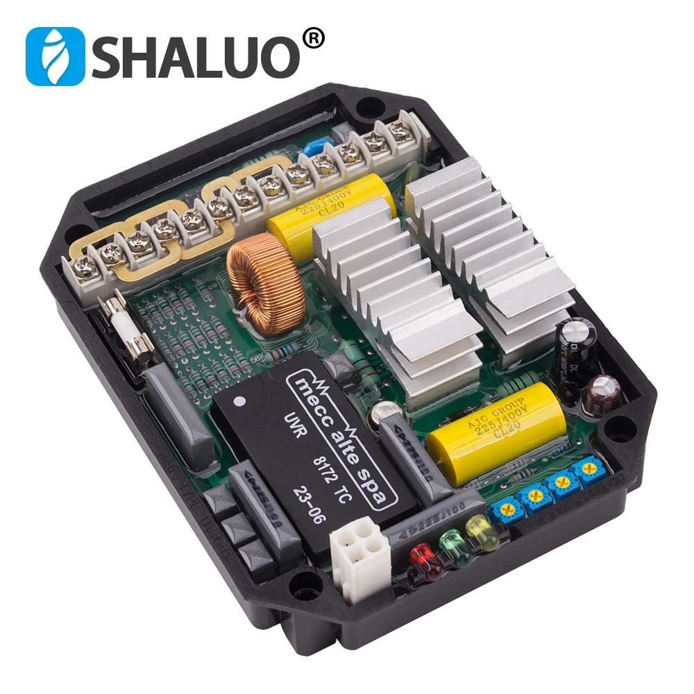 mecc alte spa UVR6 AVR Automatic Voltage Regulator China Powerly Generator Stabilizer Alternator Single Three Phase Adjuster