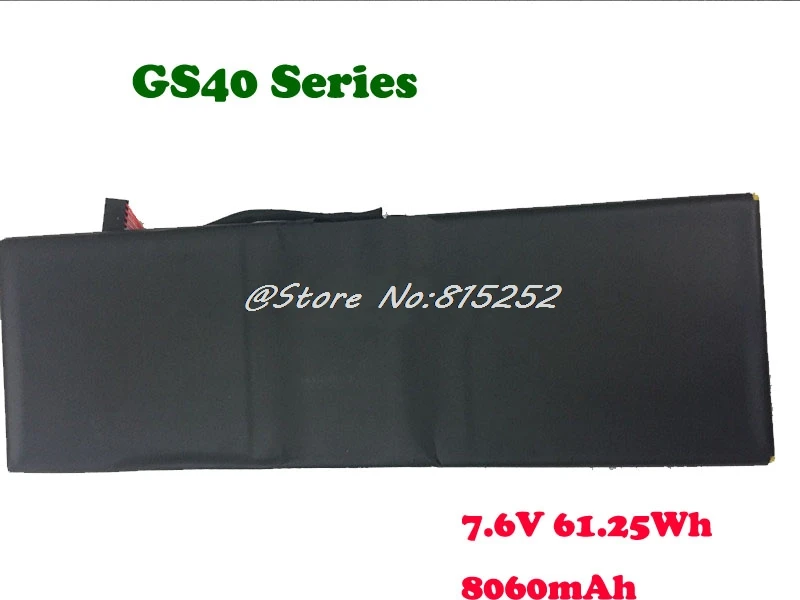 Батарея для MSI GS43VR BTY-M47 6RE GS40 6QE GS43 8060 мА/ч 61.25Wh/GS63VR GS73VR 6RF MS-16K4 BTY-M6J 11 1 V 64.98Wh Новый |