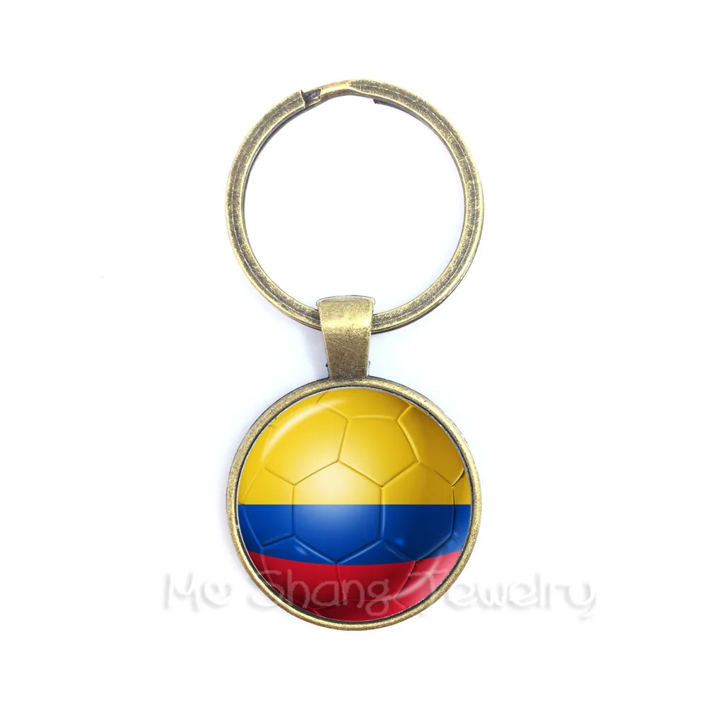 Колумбия Франция КостаРика Англия Южная Корея футбольный брелок сувениры