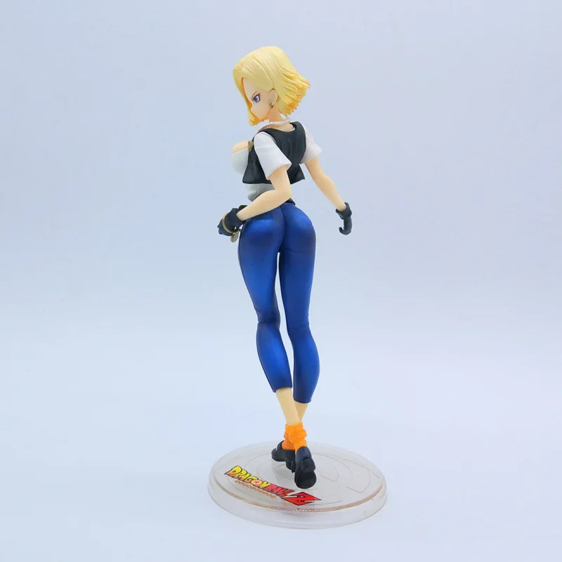 Huong Anime 22CM Dragon Ball Z Gals Android NO.18 Ver.II PVC Action Figure Collectible Model Toy | Игрушки и хобби
