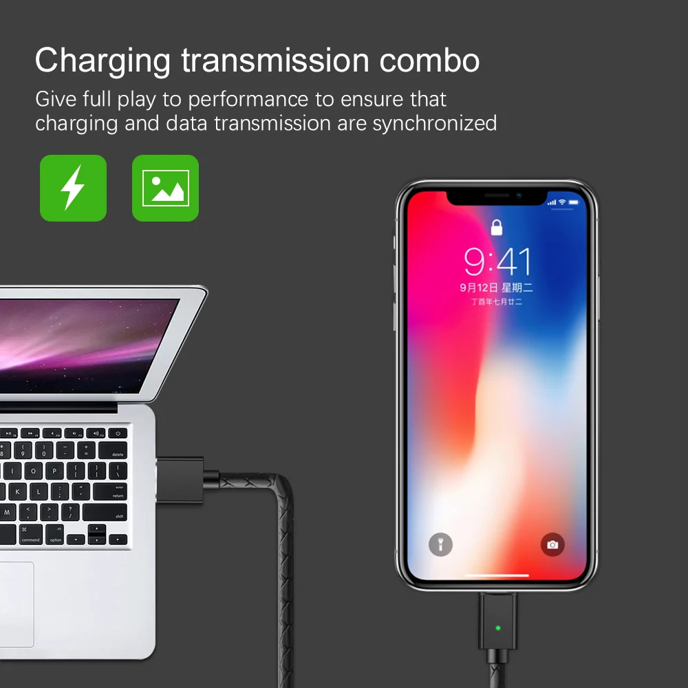 Quick Charge 3 0 Магнитный кабель USB 5 V 3A быстрой зарядки данных Передача Тип C Micro для