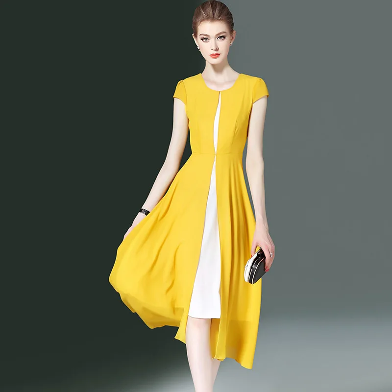 2017 летнее платье А-силуэта высокое качество новый модный стиль облегающее в