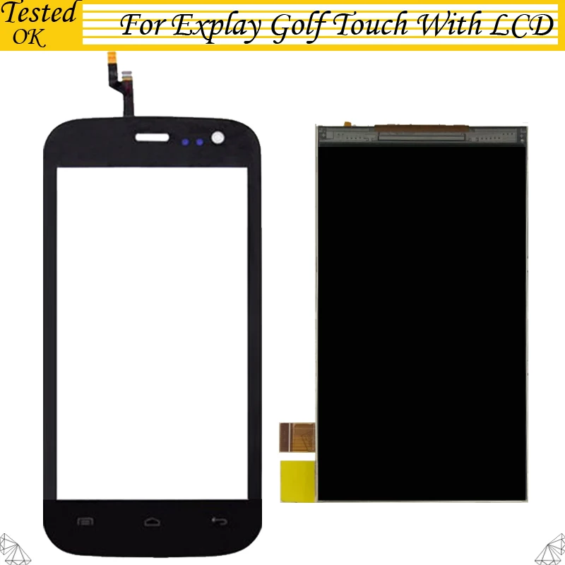 100% протестированный рабочий для Explay Golf ЖК дисплей с сенсорным экраном дигитайзер
