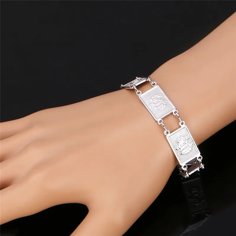 U7 классический комплект ювелирных изделий Allah религиозный набор из серег и