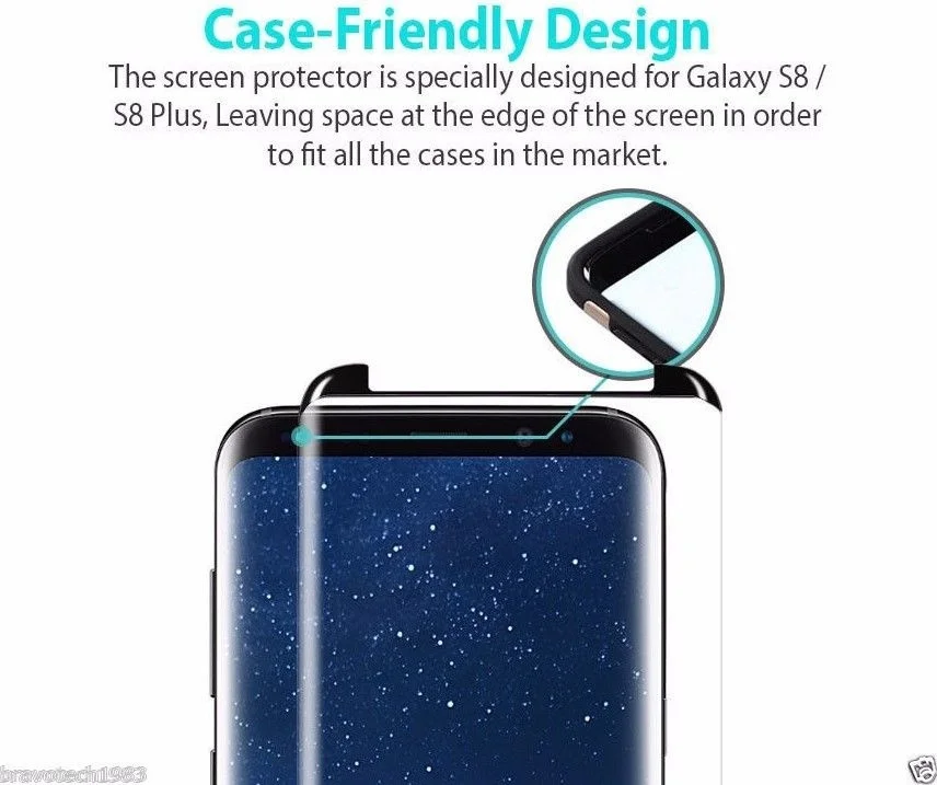 3D 9H S9 Plus S8 + пленка для экрана изогнутое закаленное стекло защита Samsung Galaxy Note 9 Note8 S7