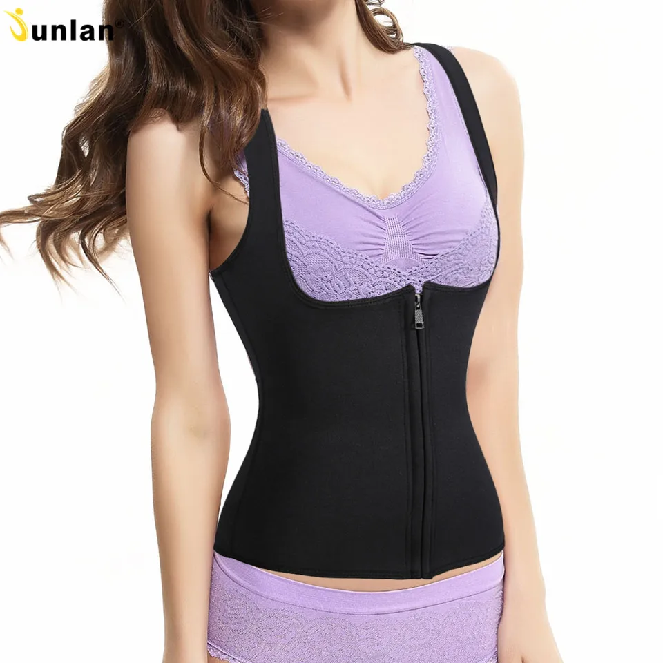 

Sauna Vest Suit Neoprene Trainer Top Sweat Slimming Shirt for Weight Loss Workout hot Control Tops stretch Plus Size shapers