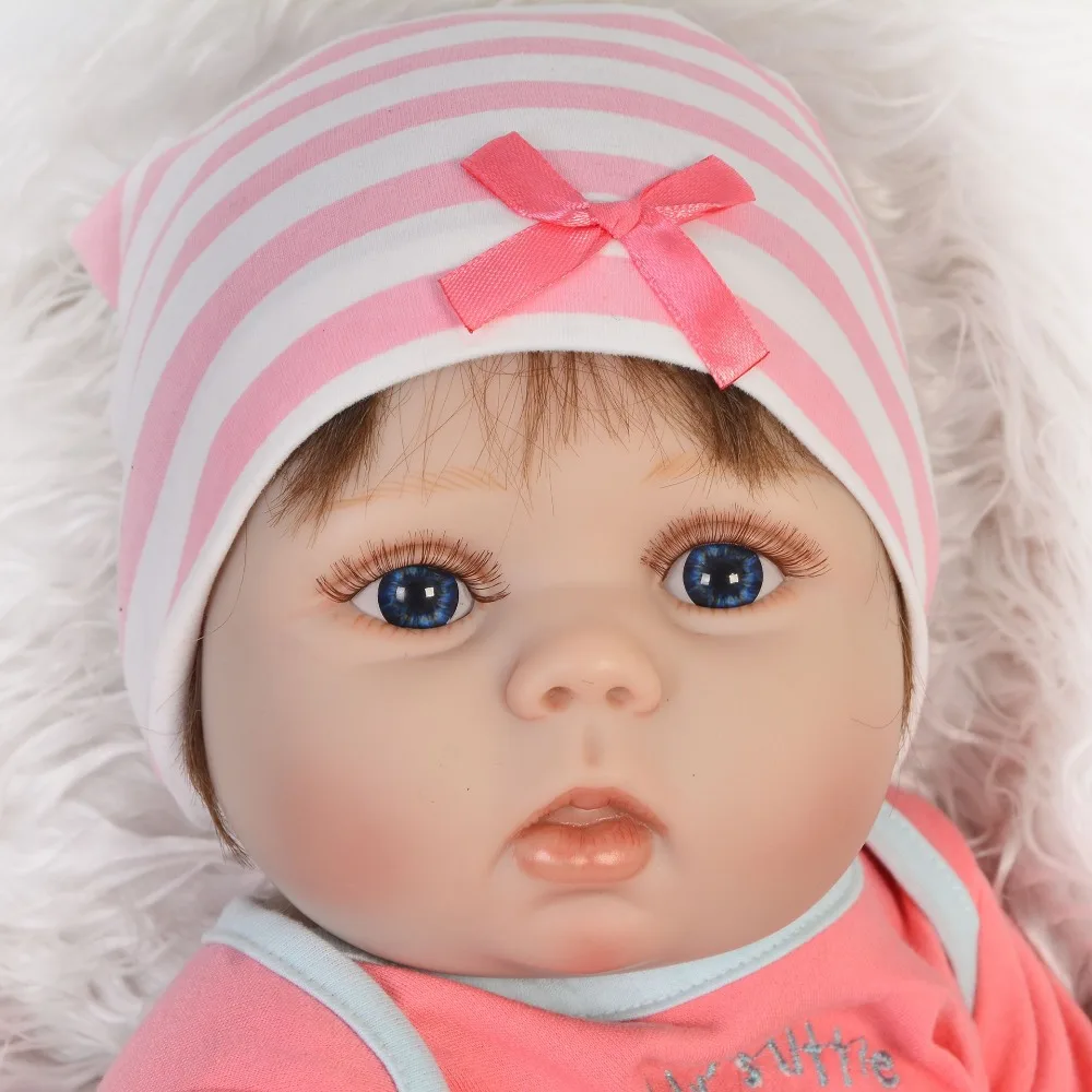 Bebe оригинальные куклы Reborn de Silicone девушка тело 57 см модные куклы игрушки для девочек boneca reborn Детские подарки bb reborn