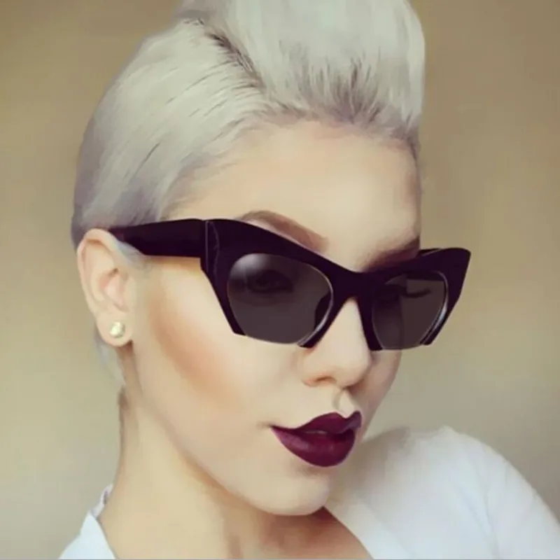 

Luxury Vintage Rimless Sunglasses Women Brand Designer Oversized Retro Female Sunglass Sun Glasses For Women Lady Sunglass 2018