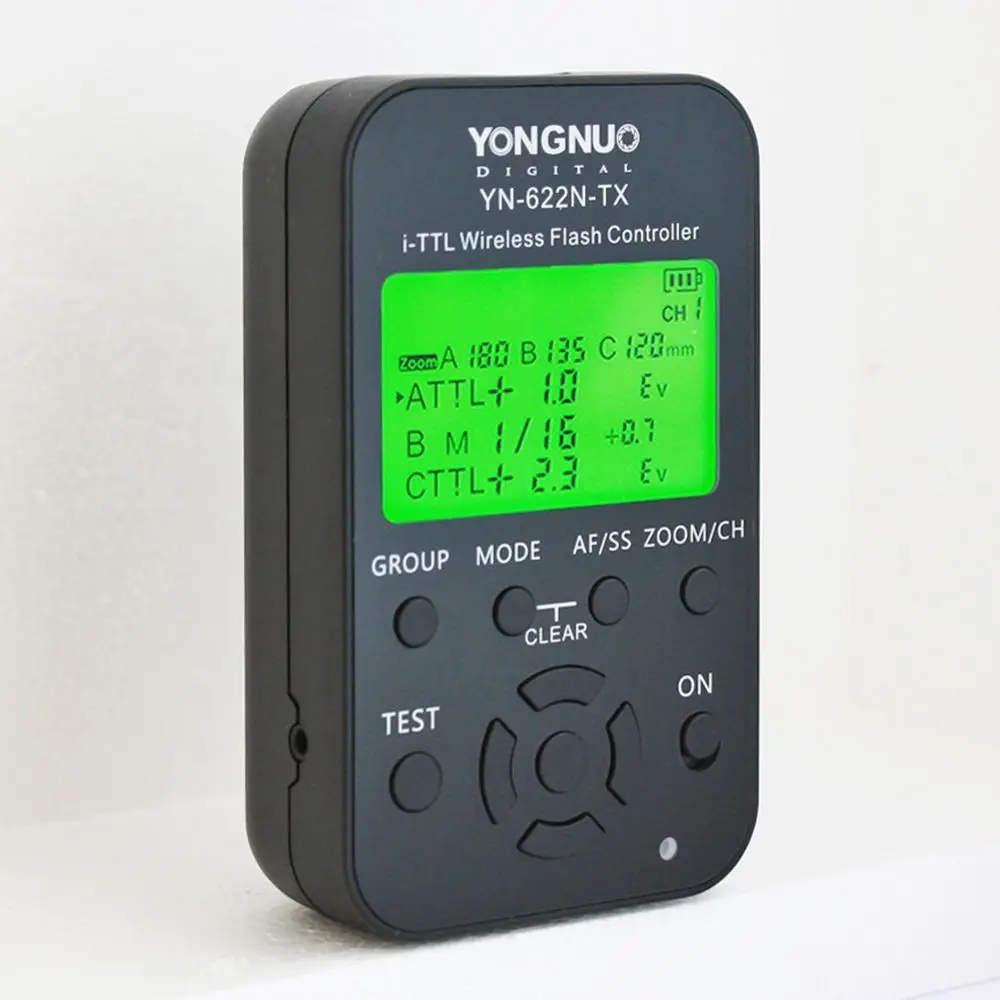 Беспроводной контроллер вспышки Yongnuo 622NKIT 622N RX Reciver i TTL HSS 2 4G 1/8000s со светодиодным