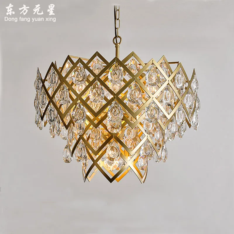 

crystal chandelier lamp light postmodern luxury lighting living room restaurant light bedroom home decor indoor light furniture