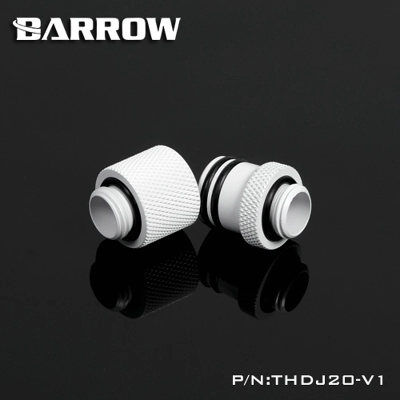 Barrow белый черный серебристый G1/4 дюйма поворотные разъемы типа штырь-штырь