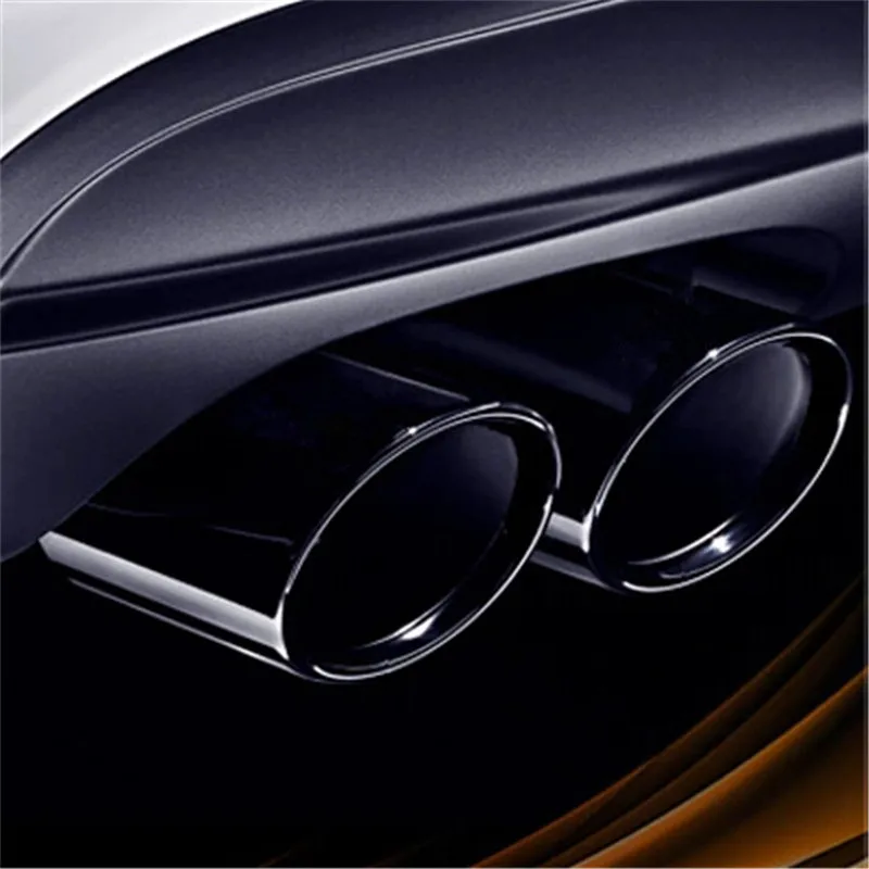 Для BMW 5 Series F10 F18 520i 523i 525i 528i E65 E66 E67 нержавеющая сталь задний хвост глушитель